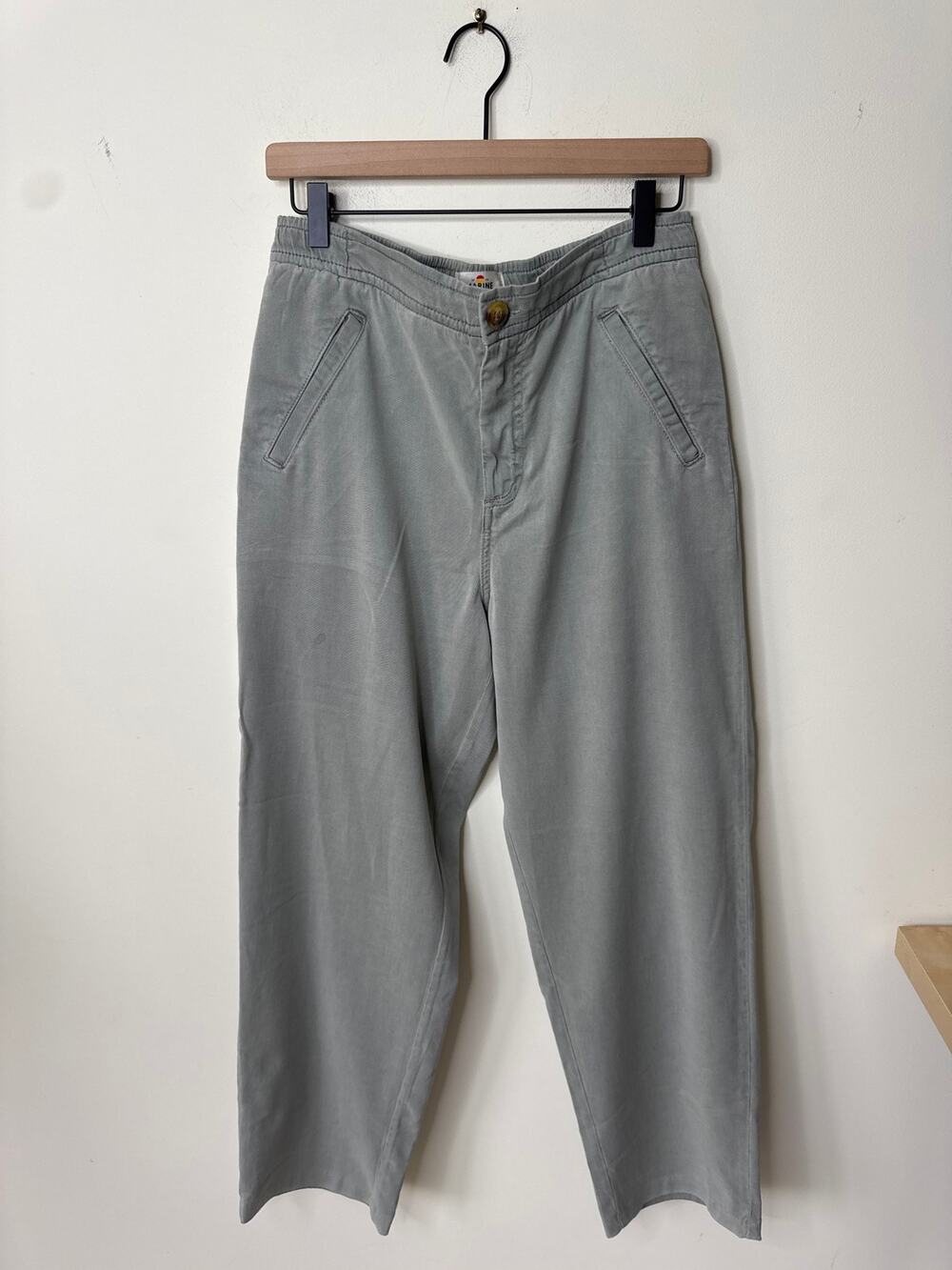 MARINE LAYER Style 17326 Relaxed Fit Pants Green Size Medium
